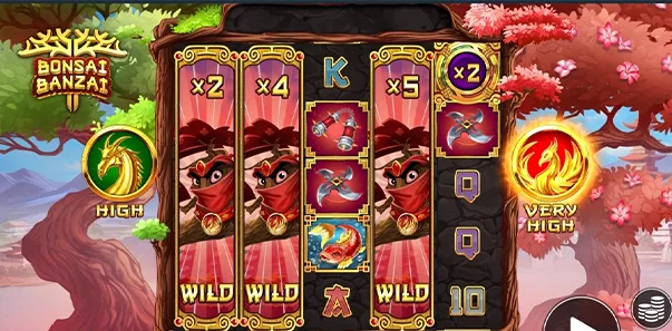 Fonctionnalités principales du Bonsai Banzai Slot