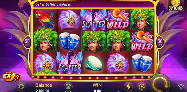 Les symboles et paiements du Samba Slot